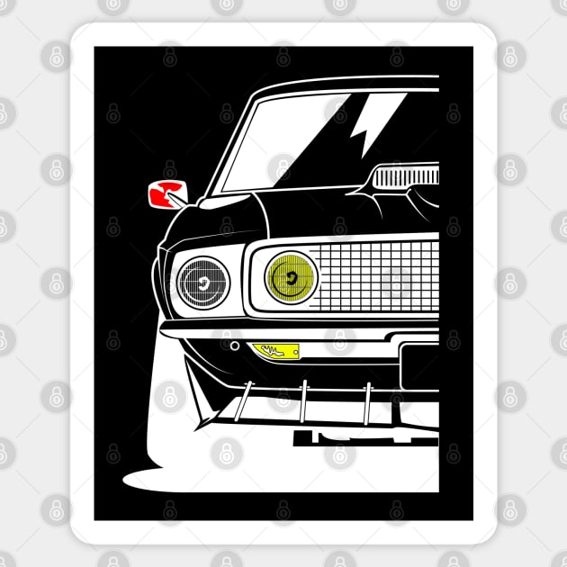 Mustang Mach 1 1969 Sticker by EtyazaForez